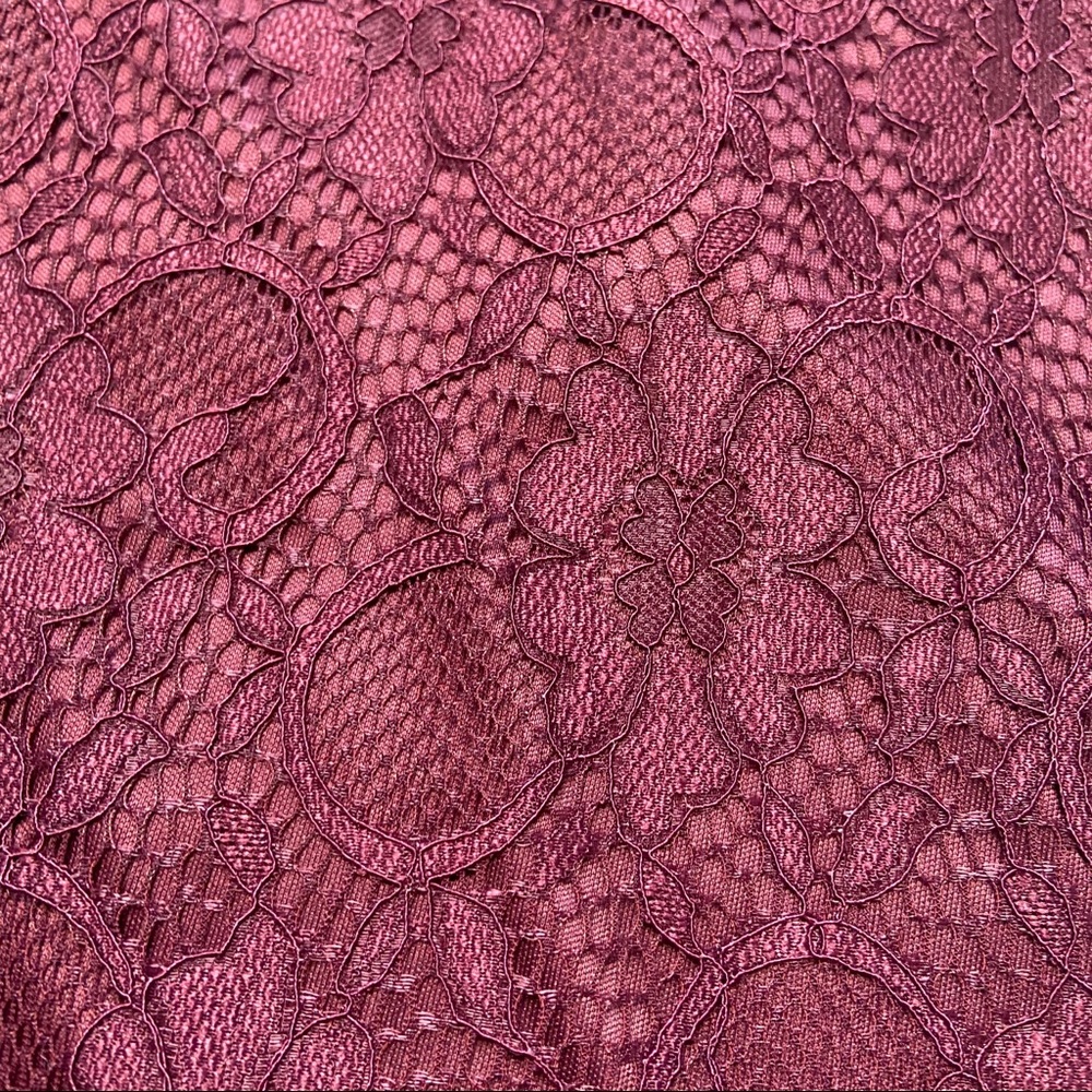 Mix by 41 Hawthorn | Burgundy Lace Dress | NWT | M - Picture 4 of 8